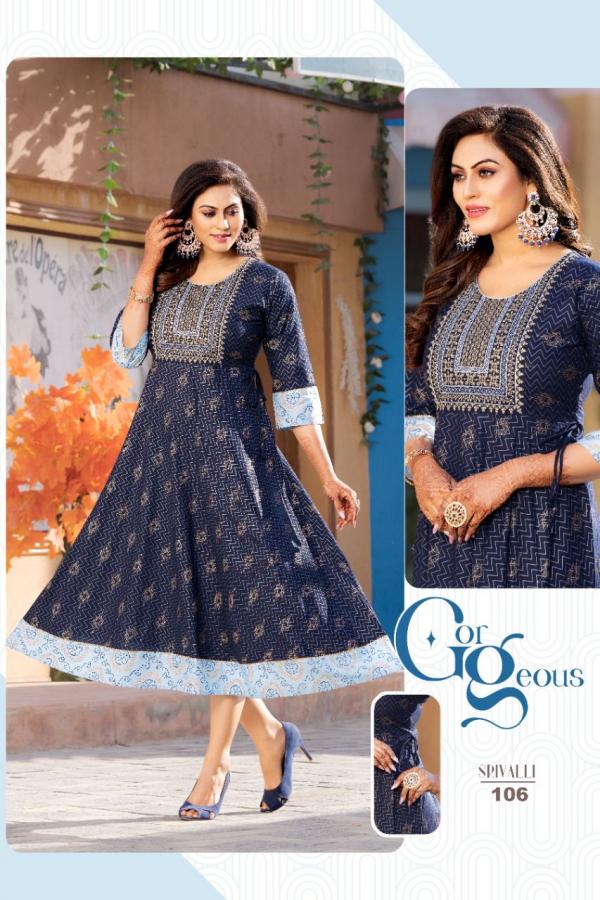 Jlf Srivalli Vol 2 Rayon Exclusive Designer Kurti Collection